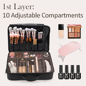 3 layers makeup case