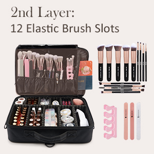 2 layers makeup case