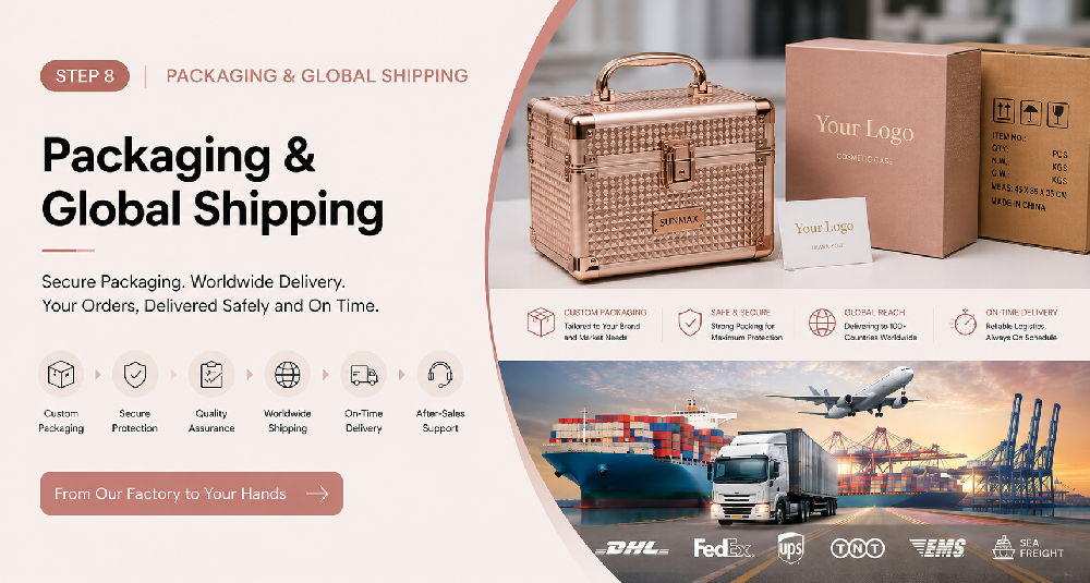 Step 8 | Packaging & Global Shipping