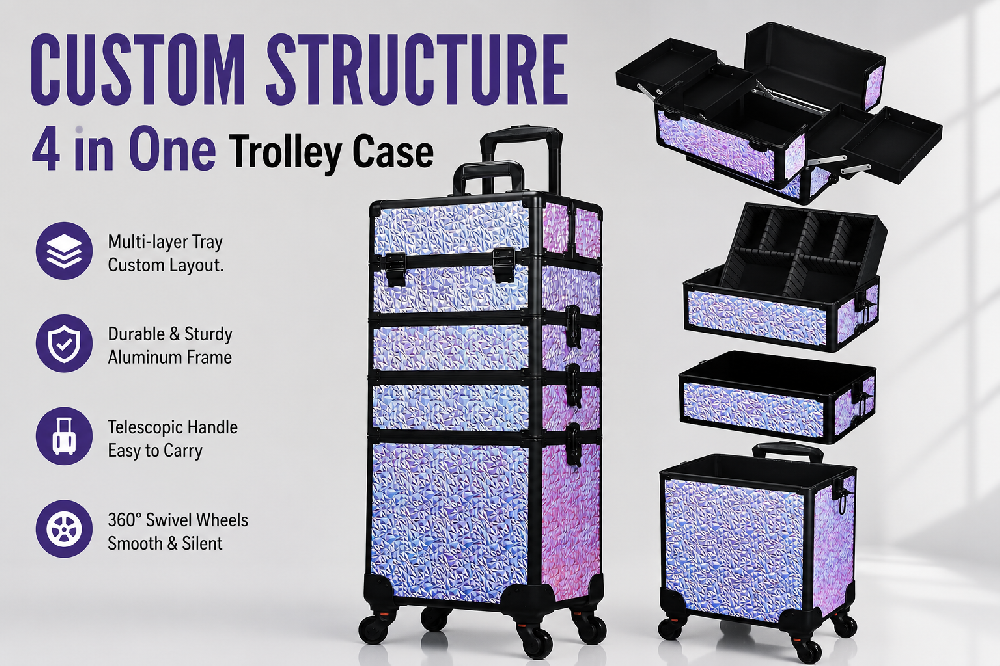 4 in One Trolley Case