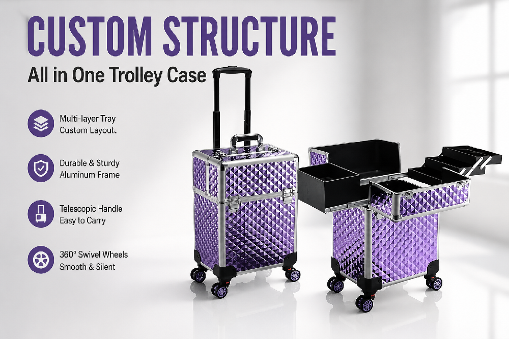 All in one trolley case