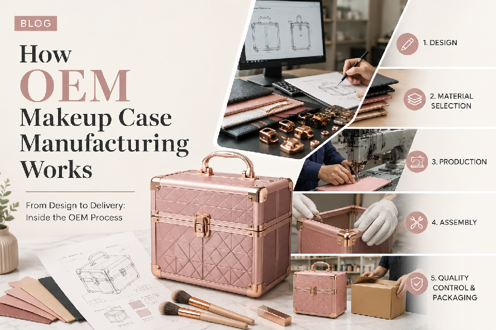 How OEM Makeup Case Manufacturing Works: A Complete Guide for Beauty Brands